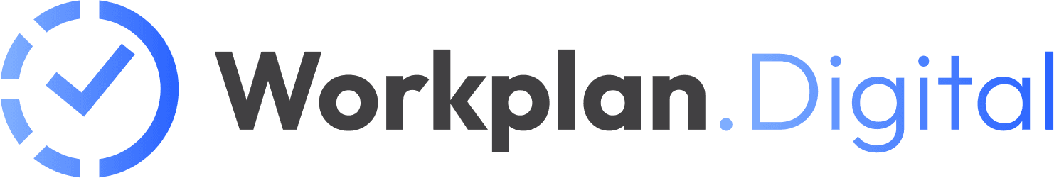 Логотип Workplan.Digital, цифровой учёт рабочего времени из Любека