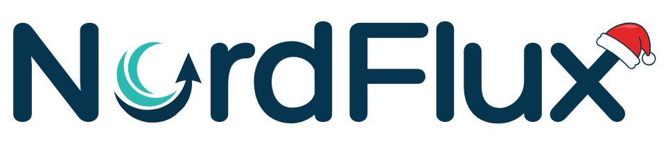 NordFlux Logo Dunkel Weihnachten