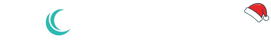 NordFlux Logo Weiß Weihnachten